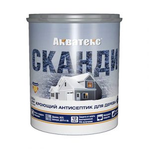 Антисептик кроющий Акватекс СКАНДИ имбирь 0,75л/6 — изображение 1