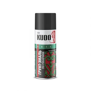 Эмаль аэрозольная по ржавчине 520мл черная — изображение 1