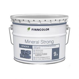 Краска ВЭ MINERAL STRONG MRC фасад.9л/Tikkuril — изображение 1