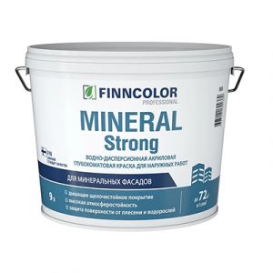 Краска ВЭ MINERAL STRONG MRА фасад.9л/Tikkuril — изображение 1