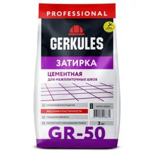 ЗАТИРКА "ГЕРКУЛЕС" СВЕТЛО-СЕРАЯ 2 КГ — изображение 1