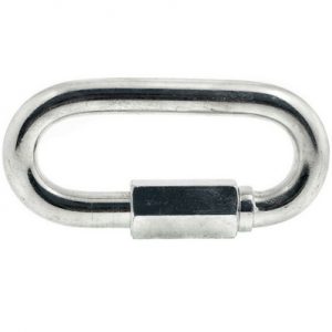 Карабин винтовой 5/соединитель цепи, цинк/ шт — изображение 1