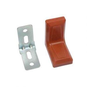 МЕБЕЛЬНЫЙ УГОЛОК-СТЯЖКА ВЕНГЕ (10 шт) — изображение 1