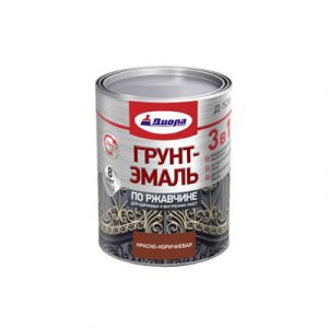 ГРУНТ-ЭМАЛЬ Д-520 ПО РЖАВЧИНЕ 3в1 1,7кг КРАС-КОРИЧ — изображение 1