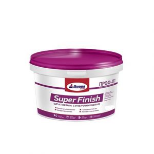 ШПАТЛЕВКА ПРОФ-01 СУПЕРФИНИШНАЯ 1,5кг — изображение 1