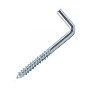 Прямоугольный крючок Г - образный, цинк 3, 0*30 (6 шт) — изображение 1