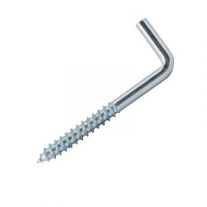 Прямоугольный крючок Г - образный, цинк 5, 0*40 (2 шт) — изображение 1