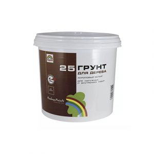 Грунт по дереву ВДАК "Радуга 25", белый 1, 3кг/8 — изображение 1