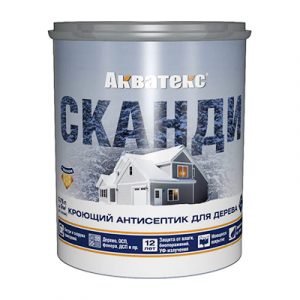Антисептик кроющий АкватекСКАНДИ топл/молоко 0,75л — изображение 1