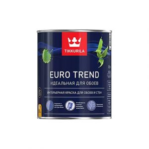 TIKKUR Краска д/обоев и стен Euro Trend A мат 0,9л — изображение 1