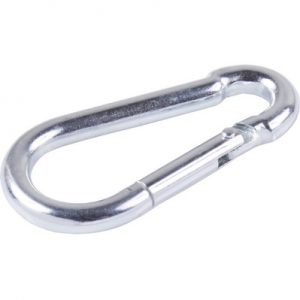 Карабин 5 пожарный DIN 5299C, цинк/ шт — изображение 1