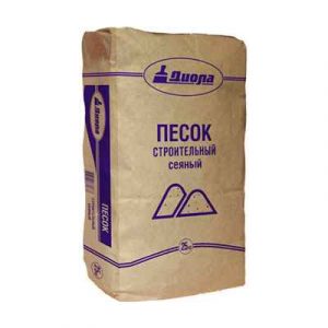ПЕСОК СТРОИТЕЛЬНЫЙ СЕЯНЫЙ 25кг/Мешок — изображение 1