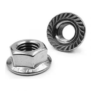 Гайка М10 DIN 6923 фланцевая (50 шт) — изображение 1