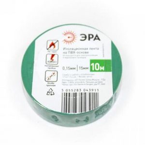 ИЗОЛЕНТА ЭРА ЗЕЛЕНАЯ 10М — изображение 1