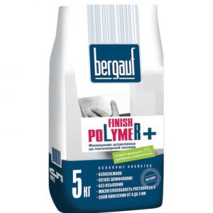 Шпаклевка фин. полимер. Finish Polymer 5кг Бергауф — изображение 1