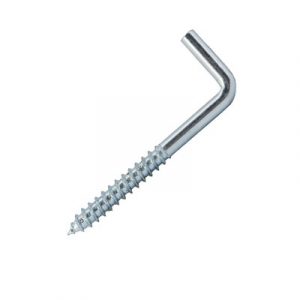 Прямоугольный крючок Г - образный, цинк 4, 0*50 (2 шт) — изображение 1