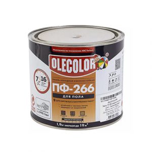 ЭМАЛЬ ПФ-266 "OLE COLOR" 1,9кг ЗОЛОТИСТАЯ — изображение 1
