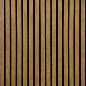 Панель МДФ рееч. Орех светлый  122х16х2800 — изображение 1