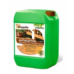 АНТИСЕПТИК Д/УЛИЧНЫХ КОНСТРУКЦИЙ И ДОМА У-209 5л/б — изображение 1