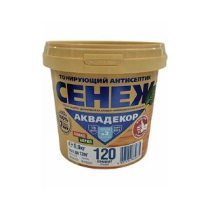 АНТИСЕПТИК графит 0,9кг СЕНЕЖ АКВАДЕКОР — изображение 1