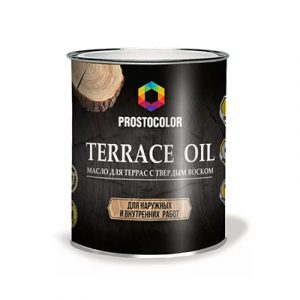 Масло для террас PROSTOCOLOR (орех) 0,75л.(6шт) — изображение 1