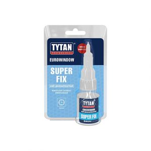 Клей цианоакрилат Tytan Professional EUROWINDOW Super Fix 20 гр 78384 — изображение 1