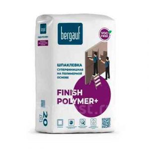 Шпаклевка фин. полим. Finish Polymer 20кг Бергауф — изображение 1