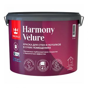 TIKKUR Краска интерьерн.Harmony Velure A гл/мат 9,0л — изображение 1