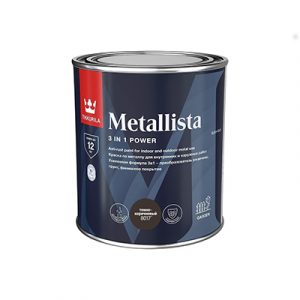 TIKKUR Краска по ржав.Metallista корич/т-корич.гл 0,8л — изображение 1