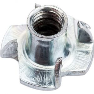 Гайка М6*9*19 DIN 1624 мебельная (усовая) (10 шт) — изображение 1