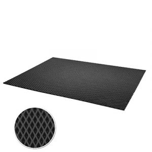 Коврик ячеистый РОМБЫ 130*80 ЭВА чёрный — изображение 1