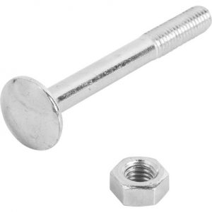 Болт DIN 603 меб.с гайкой и шайбой М8*70 (4 шт) — изображение 1