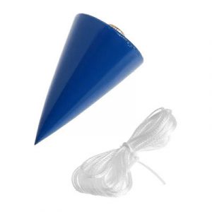 Отвес конусный ТУНДРА, шнур 5 метров, 200 г — изображение 2