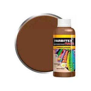КОЛЕР "FARBITEX" КОРИЧНЕВЫЙ 0,1Л — изображение 1
