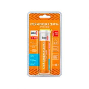 КЛЕЙ ХОЛОДНАЯ СВАРКА ТЕРМОСТОЙКИЙ 60гр — изображение 1