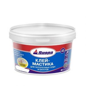 МАСТИКА Д/ПОТОЛ.ПЛИТ И БАГЕТОВ Д-45 3кг — изображение 1
