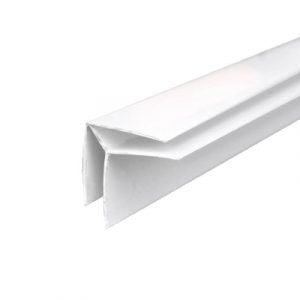 Угол наружный "ИДЕАЛ ГЛОССИ" Белый глянец 8мм.х3,0м./001-0 — изображение 1