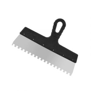 Шпатель зубчатый с антикорр.покр300мм, 8*8 мм, нерж — изображение 1