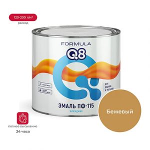 Эмаль ПФ-115 Formula Q8 бежевая 1,9кг/6 — изображение 1