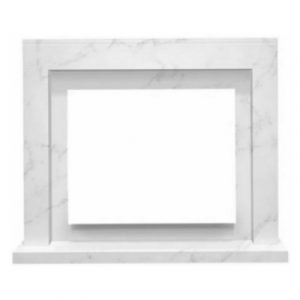 Портал Firelight Simple 25 белый мрамор — изображение 1