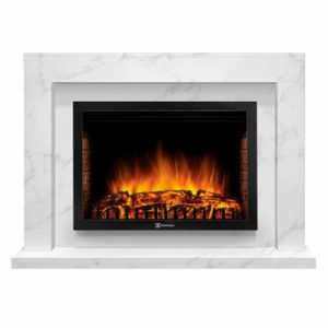 Портал Firelight Simple 25 белый мрамор — изображение 2