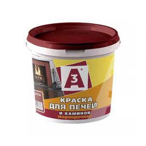 КРАСКА Д/ПЕЧЕЙ И КАМИНОВ "АЗ" 2,5кг белая — изображение 1
