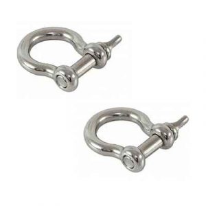 Скоба такелажная 6, цинк/ 2 шт — изображение 1