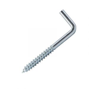 Прямоугольный крючок Г - образный, цинк 8, 0*60 (1 шт) — изображение 1