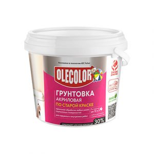 Грунтовка акрил по старой краске 3кг OLECOLOR — изображение 1
