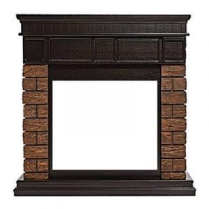 Портал Firelight Bricks камень корич., шпон тем.дуб — изображение 1