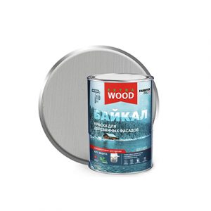 Wood Краска д/дер фасад/инт БАЙКАЛ Поляр дым 0,75л — изображение 1