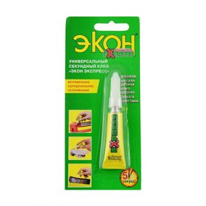 КЛЕЙ СЕКУНДНЫЙ "ЭКОН ЭКСПРЕСС" 3г.(1303054) — изображение 1