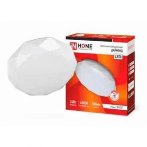 Светильник LED настенно-потолочный DECO "Даймонд" 24Вт 6500К d-330 мм — изображение 1