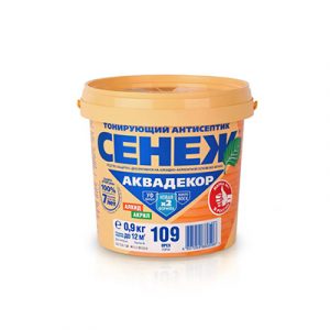 АНТИСЕПТИК орех 0,9кг СЕНЕЖ АКВАДЕКОР — изображение 1